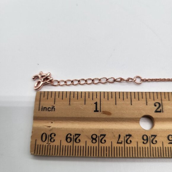 Adore by Swarovski Crystal Signature Organic Circle Bracelet Rose Gold Plated - Picture 9 of 10